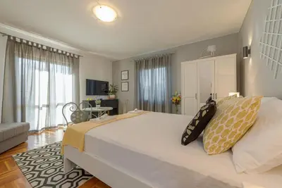 Krevet ili kreveti u jedinici u objektu Apartment Bo&Dy with Private Pool