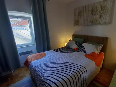 Krevet ili kreveti u jedinici u objektu Stone & Story apartment - near Krka National Park