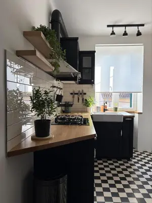 Kuhinja ili čajna kuhinja u objektu Basil Street Apartment - free parking