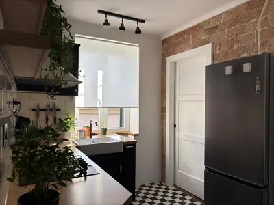 Kuhinja ili čajna kuhinja u objektu Basil Street Apartment - free parking
