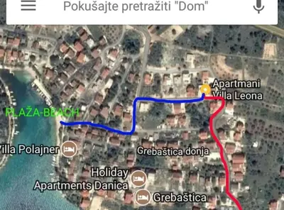 Tlocrt objekta Apartments Bellavista Grebaštica