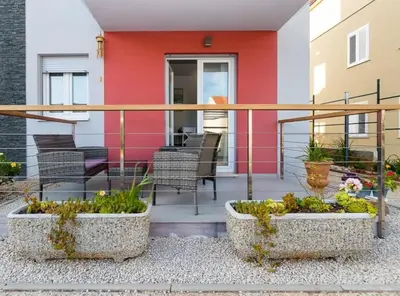 Balkon ili terasa u objektu Apartments Bellavista Grebaštica