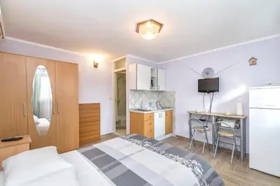 Krevet ili kreveti u jedinici u objektu Apartment Green oasis II