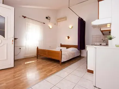 Krevet ili kreveti u jedinici u objektu Apartments Škarpa 1601