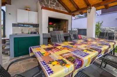 Tlocrt objekta Apartmani Lavanda
