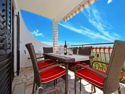 Balkon ili terasa u objektu Apartments Petar