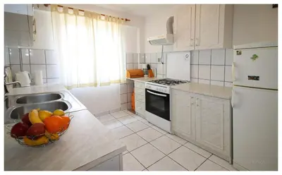 Kuhinja ili čajna kuhinja u objektu Apartments and Room Janja