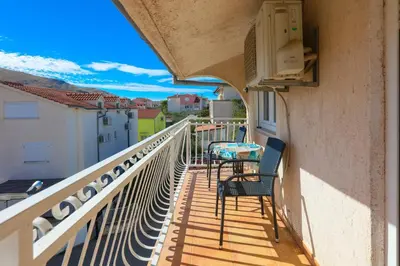 Balkon ili terasa u objektu Apartments with parking space Grebastica - Sibenik - 24821