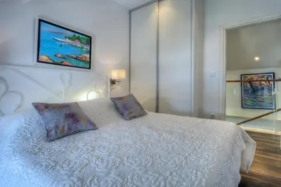 Krevet ili kreveti u jedinici u objektu Waterfront Home - Villa Sailor's Delight