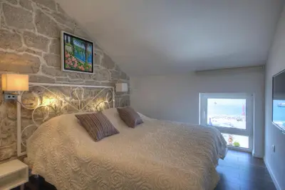 Krevet ili kreveti u jedinici u objektu Waterfront Home - Villa Sailor's Delight