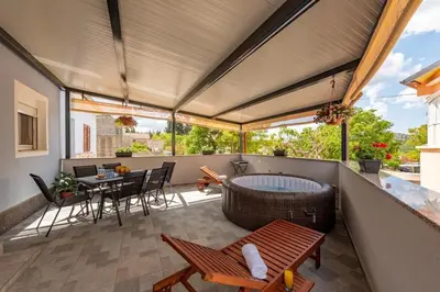 Balkon ili terasa u objektu Holiday home Mate