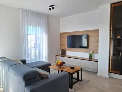 TV i/ili zabavni centar u objektu Andigo Seaview Apartment Vodice