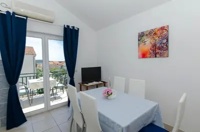 TV i/ili zabavni centar u objektu Apartments Meri