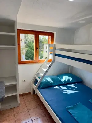 Krevet ili kreveti u jedinici u objektu Sea View Apartments Jadrija