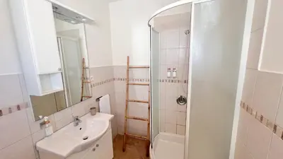Kupaonica u objektu Luxury Seafront Villa, Sibenik