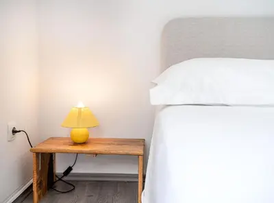 Krevet ili kreveti u jedinici u objektu Charming Garden Apartment Kate