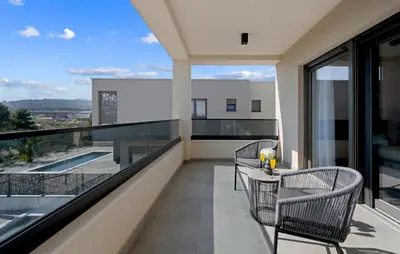 Balkon ili terasa u objektu Awesome Home In Vodice