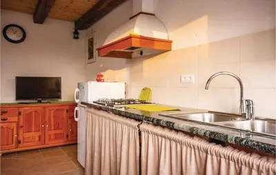 Kuhinja ili čajna kuhinja u objektu Holiday Home Jezera With A Fireplace 04