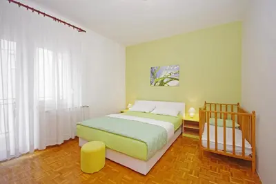 Krevet ili kreveti u jedinici u objektu Marija Apartments