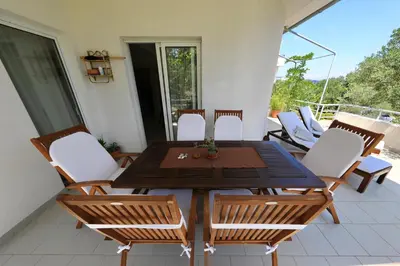 Balkon ili terasa u objektu Apartment Justina
