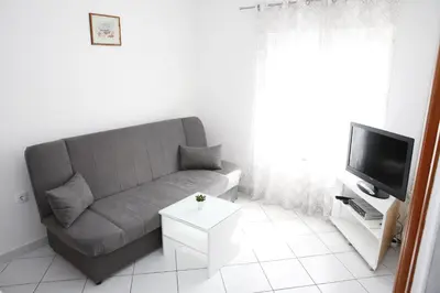 TV i/ili zabavni centar u objektu Apartments Lepur