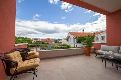 Balkon ili terasa u objektu Apartments Leonarda