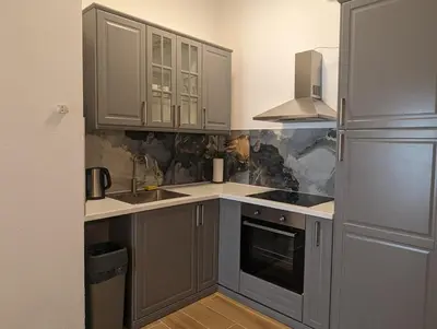 Kuhinja ili čajna kuhinja u objektu Apartment Joso