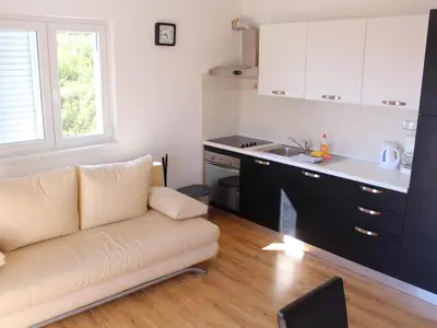 Kuhinja ili čajna kuhinja u objektu Apartment Jure