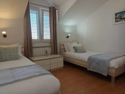 Krevet ili kreveti u jedinici u objektu Zeljak Apartments