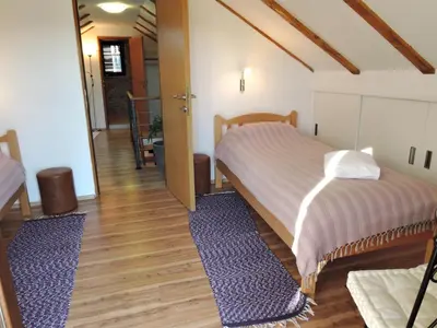 Krevet ili kreveti u jedinici u objektu Family friendly house with a swimming pool Gluici, Krka - 11337