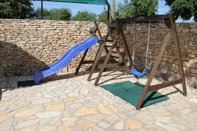 Dječje igralište u objektu Family friendly house with a swimming pool Gluici, Krka - 11337