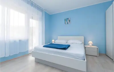 Krevet ili kreveti u jedinici u objektu Holiday Home Dolac With Sea View 06
