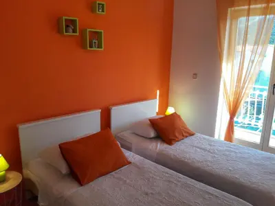 Krevet ili kreveti u jedinici u objektu Apartments with a parking space Grebastica, Sibenik - 4882