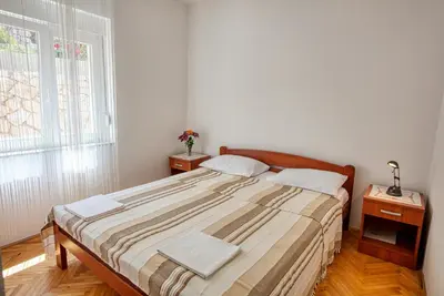 Krevet ili kreveti u jedinici u objektu Apartments and rooms by the sea Tisno, Murter - 5128