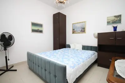 Krevet ili kreveti u jedinici u objektu Apartments by the sea Grebastica - Sibenik - 6437