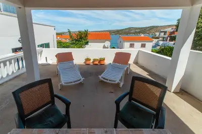 Balkon ili terasa u objektu Apartments by the sea Razanj, Rogoznica - 7485