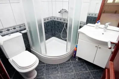 Kupaonica u objektu Family-friendly apartments with swimming pool Rogoznica - 7557