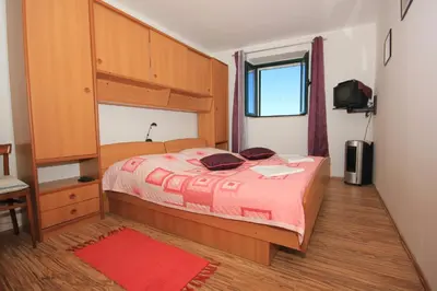 Krevet ili kreveti u jedinici u objektu Seaside holiday house Sibenik - 6635