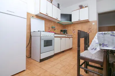 Kuhinja ili čajna kuhinja u objektu Apartments by the sea Grebastica, Sibenik - 480