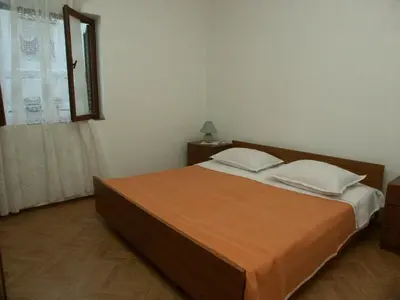 Krevet ili kreveti u jedinici u objektu Apartments by the sea Zaboric, Sibenik - 2190
