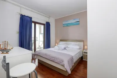Krevet ili kreveti u jedinici u objektu Apartments by the sea Jezera, Murter - 796