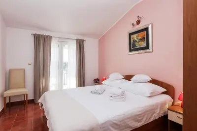 Krevet ili kreveti u jedinici u objektu Apartments by the sea Jezera, Murter - 796