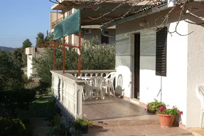 Balkon ili terasa u objektu Apartments with parking space Grebastica, Sibenik - 4312