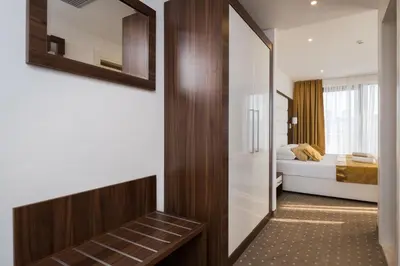 Krevet ili kreveti u jedinici u objektu Hotel Perla