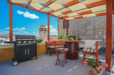 Balkon ili terasa u objektu Dusica apartments