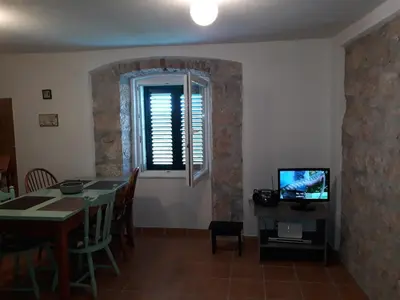 TV i/ili zabavni centar u objektu Kaprije Mistral Apartment