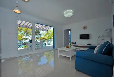 TV i/ili zabavni centar u objektu Apartment Sunset