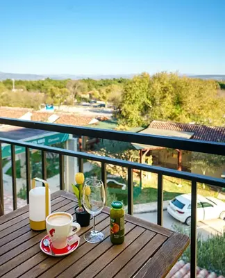 Balkon ili terasa u objektu Hotel Vrata Krke