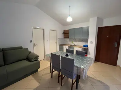 Kuhinja ili čajna kuhinja u objektu Apartments Mais Tisno