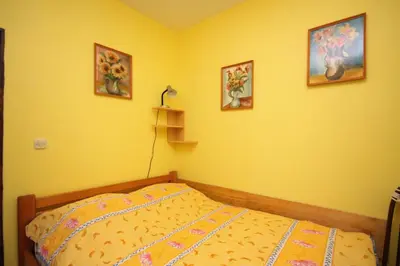 Krevet ili kreveti u jedinici u objektu Apartments by the sea Murter - 5078